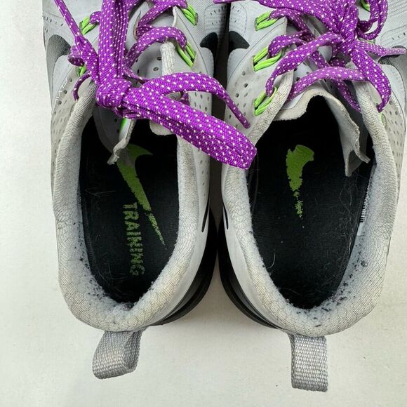 Nike Metcon 1 Flywire Wolf Gray Vivid Purple Sneakers Sz 8 Running 813101-005 - Picture 8 of 8
